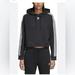 Adidas Tops | Adidas Originals - Women’s Essentials Crop Fleece Hoodie L | Color: Black/White | Size: L