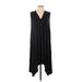 Eri + Ali Casual Dress - Midi: Black Solid Dresses - Women's Size Small