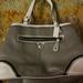 Coach Bags | Coach Laura Spectator Tote Pebbled Leather F15145 Kiss-Lock Top Extra Strap | Color: Cream/Gray | Size: Os