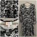 Lularoe Dresses | Lularoe Ruffle Dress | Color: Black/White | Size: M