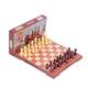 Chess Board Set Chess Set Chess Game Set Handcraft Travel Magnetic Chess Set，Portable Board Games Folding Chessboard Puzzle Game Chess Board Game Chess Game (Size : 36 * 31cm)