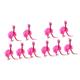 Vaguelly 10 Pcs String Chicken Toy Flamingo Marionette Toys Kids Educational Toys Kids Toys for Girls Toys for Kids De Porristas Plush Marionettes Yarn Puppet Animal Child Bamboo Ostrich
