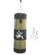 Punch Bag,Boxing Bag Empty Boxing Sand Bag Hanging Kick Sandbag Boxing Training Fight Karate Punch Punching Sand Bag With Metal Chain Hook Sandbag (Color : Green 80cm)