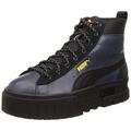 PUMA Mayze Mid GTX Lace-Up Black Smooth Leather Womens Boots 381890_01