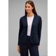 Kurzblazer STREET ONE Gr. 42, blau (marine) Damen Blazer