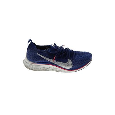 Nike Sneakers: Blue Color Block Shoes - Women's Size 6 - Almond Toe