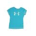 Under Armour Active T-Shirt: Teal Sporting & Activewear - Kids Girl's Size 6