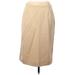 Kim Rogers Formal Skirt: Tan Solid Bottoms - Women's Size 12