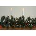 The Holiday Aisle® Pre-Lit Canadian Pine Artificial Christmas Garland - Multi Lights in Blue/Green | 9' 14" L | Wayfair