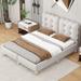 Darby Home Co Addah Upholstered Platform Bed Linen in Brown | 37.8 H x 63 W x 82.7 D in | Wayfair 3A29C3BA1FE147EDAB34D83E3D53B509