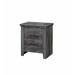 Millwood Pines Clemie Nightstand Wood in Brown/Gray | 24 H x 21 W x 16 D in | Wayfair B78FE138EB54411CA98E3568D190412A