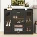 Red Barrel Studio® Louit Accent Cabinet Wood in Black | 40.5 H x 47.2 W x 14.1 D in | Wayfair F34A8A7D6ABA4A0693B23F1AB56776C4