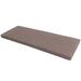 Latitude Run® 4" Indoor/Outdoor Patio Furniture/Window Seat Bench Cushion High-Resilience Foam in Gray/Brown | 4 H x 48 W x 30 D in | Wayfair