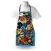 Arlmont & Co. Indie Apron Unisex, Various Monsters Universe, Adult Size, Multicolor, Polyester | Wayfair EA8EE9492C2446D4BE915F24151BE00D