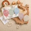 Ballons en acrylique pour nouveau-né accessoires de photographie cadeau de naissance pour bébé 13