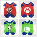 Chaussettes courtes en coton Super Mario Bros Mario Luigi étudiant américains figurine d'anime