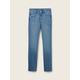 TOM TAILOR Damen Alexa Straight Jeans, blau, Uni, Gr. 32/30