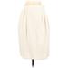 Liz Claiborne Collection Casual Skirt: Ivory Solid Bottoms - Women's Size 6