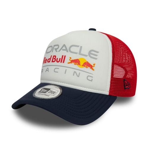 Red Bull Racing New Era Color Block E-Frame Trucker Cap