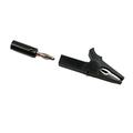 55MM alligator clip + banana plug test probe 4mm banana plug cable clamp