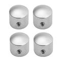 Shinysix Volume Knob Knob Knob Set Knob knobs Silver Knob Set Inner Tone Knob Knob 4pcs Metal 4pcs Metal Volume Set Inner Spanner Metal Volume Tone Volume Tone Knob