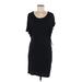 Ella Moss Casual Dress - Sheath: Black Solid Dresses - New - Women's Size Medium