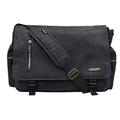 Cocoon URBAN ADVENTURE - Laptop Messenger Bag mit besonderem Organisationssystem / Praktische Umhängetasche für Laptops / Schultertasche für Tablet, Laptop / Wasserabweisend / Schwarz - 16" Zoll