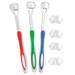 Dazzduo Toothbrushes Toothbrush Set Soft Toothbrush Set Autism Soft Bristles Kids Brush Heads Soft Set Autism Care 4 Brush Heads Autism Care Toothbrush Autism Care Kids