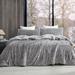 Tons of Texture - Coma Inducer® Oversized Comforter Set - Space Gray