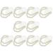 10Pcs Wedding Corsage Bracelet Elastic Artificial Pearl Beaded Wristband for Party