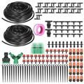 Shinysix Irrigation Kit 30 Meters Lawn Misters Drippers 30 Kit DIY Nozzles Nozzles Misters Drippers Plant Drip Kit DIY Nozzles Misters Meters Lawn Patio Drip Kit DIY Drippers 30 Meters