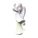 Garden Statue Outdoor Resin with Birds Sculpture Decoration Religious Gift for Lawn Patio Porch Decoration