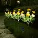 WSBDENLK Solar Flower Lights Outdoor Solar Flowers Garden Decorative Lights Led Stake Lights Auto On/off Bright Up To 8 Hrs Solar Garden Lights Clearance Led Outdoor Lights