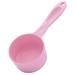 NUOLUX Plastic Pet Food Scoop Measuring Cups and Spoons for Dog Cat and Bird Food Size M (Pink)