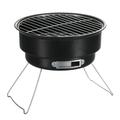 Clearanceï¼�FNGZ Grill Portable Round Barbecue Grill Outdoor Stainless Steel Barbecue Grill Folding Ice Pack Oven Bbq Grill Black