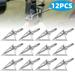 6/12Pcs Hunting Archery Broadheads 100 Grain 3 Blade Compound Bow Arrowhead Tip