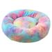 Fnochy Small Dog Bed Anti-Anxiety Calming Dog Bed Warming Cozy Soft Donut Dog Bed Fluffy Faux Fur Plush Dog Bed for Small Dogs and Cats Machine Washable