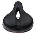 Thicken Wide Comfortable Bike Seat MTB Mountain Road Sponge Saddle Cushion(Black)