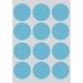 Light Blue Color-Coding Label Dots 38mm (1.5 inch) inch Round Labeling Sticker Dots - 1296 Pack by Royal Green