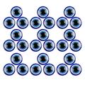 100 Pcs Devil s Eye Patch Nail Accessories Tile Evil Eyes Bead Handmade Crafts Evil Eye Bead