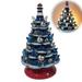 Lighthouse Ceramic Glowing Tree Ornament Glowing Tree Decorative Ornaments Ceramic Christmas Tree Night Light Roman 9.8in H Vintage Easter Decoration Valentine s Day Decoration Gifts