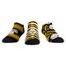 Unisex Rock Em Socks Pittsburgh Steelers Make Some Noise Three-Pack Low-Cut Set