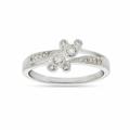 Disney Jewelry | Disney Parks Mickey Double Icon Swarovski Crystals Sterling Silver Ring Size 6 | Color: Silver | Size: Os