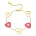 Free People Jewelry | Deep Love Bracelet | Color: Gold/Pink | Size: Os