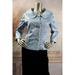 Michael Kors Jackets & Coats | $1895 New Michael Kors Silver Blue Jacquard Jackie O Jacket 4 | Color: Blue/Silver | Size: 4