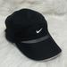 Nike Accessories | Htf Nike Dri Fit Vintage 2000 Mesh Back Running Velcro Back Adjustable Hat | Color: Black/Silver | Size: Os
