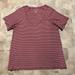 American Eagle Outfitters Tops | American Eagle Soft & Sexy Red And White Striped Women's Medium | Color: Red/White | Size: M