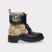 Gucci Shoes | Gucci Marmont Combat Ankle Boot | Color: Black/Brown/Gold | Size: 6.5