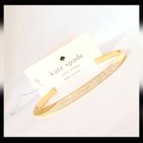 Kate Spade Jewelry | Kate Spade Raise The Bar Pave Crystal Cuff Bangle Bracelet | Color: Gold/Silver | Size: Os