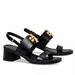 Tory Burch Shoes | Nib Tory Burch Eleanor Heel 55mm Pump Black Gold Us 7 7.5 8 8.5 9 Authentic | Color: Black/Gold | Size: Various